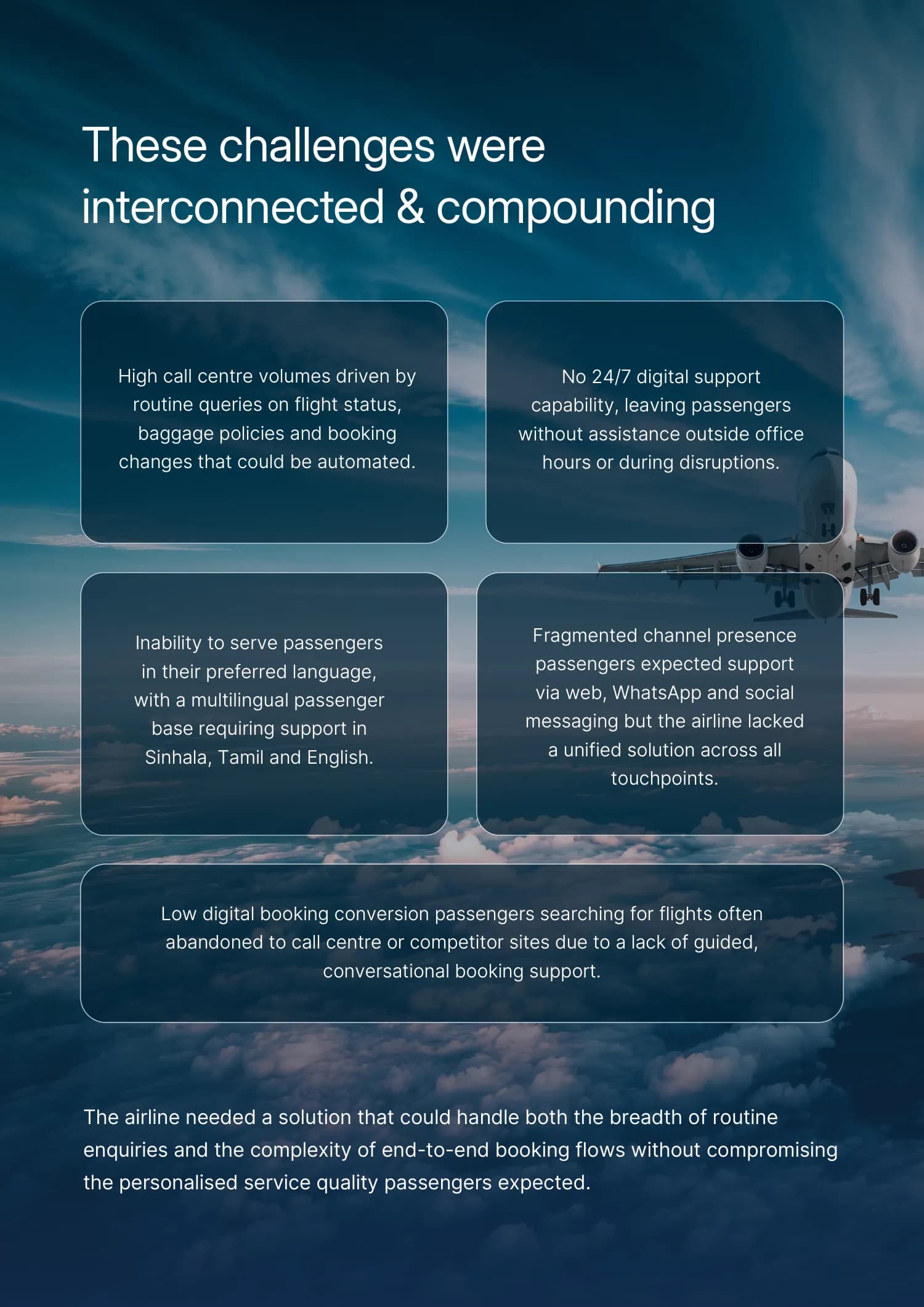 How Agentic AI Transformed Passenger Experience & Cut Call Centre Load — page 5 of 12